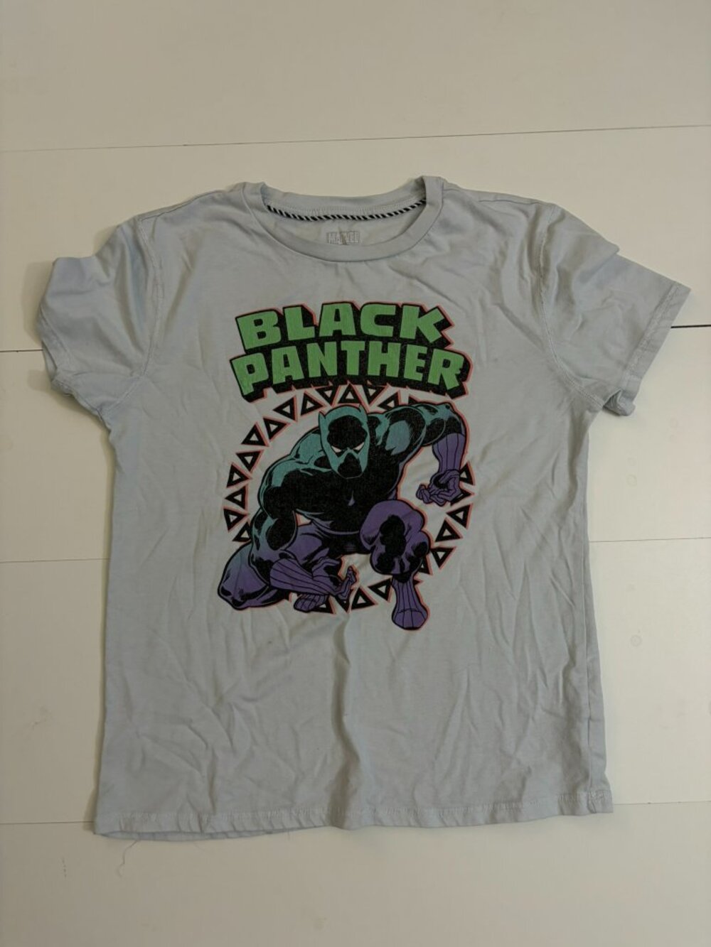Boys Large Marvel Black Panther T-Shirt
